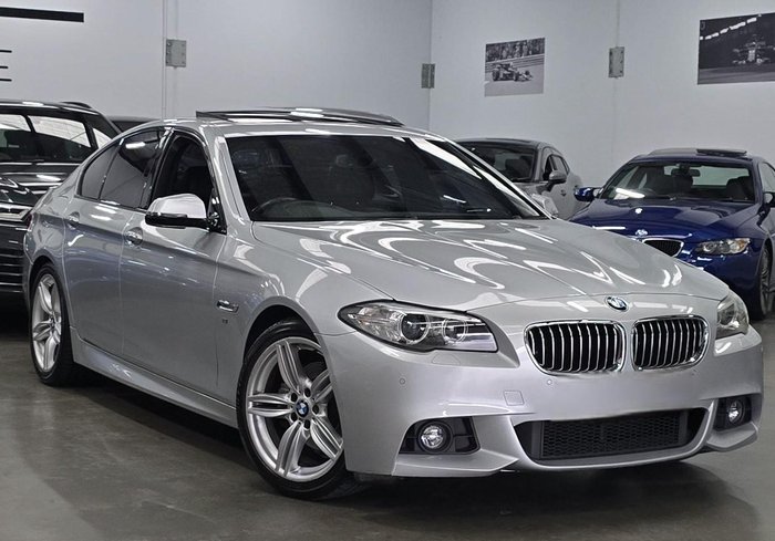 2015 BMW 5 Series 520i M Sport F10 LCI Glacier Silver