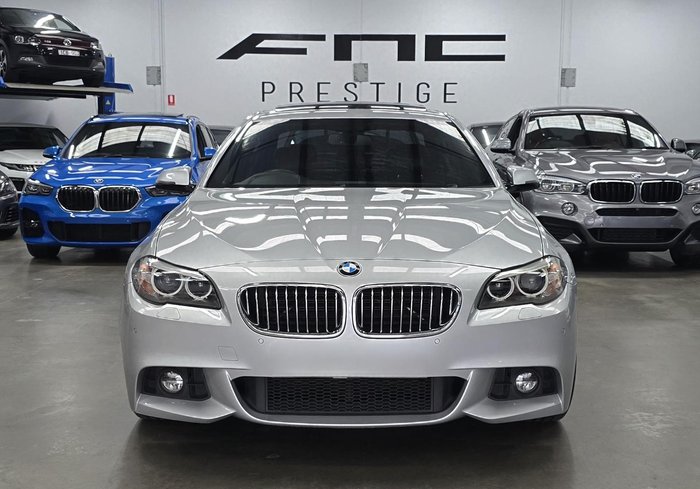 2015 BMW 5 Series 520i M Sport F10 LCI Glacier Silver