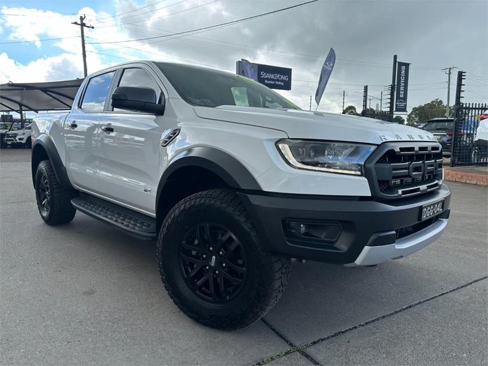 2019 Ford Ranger Raptor PX MkIII MY20.25 4X4 Dual Range Arctic White