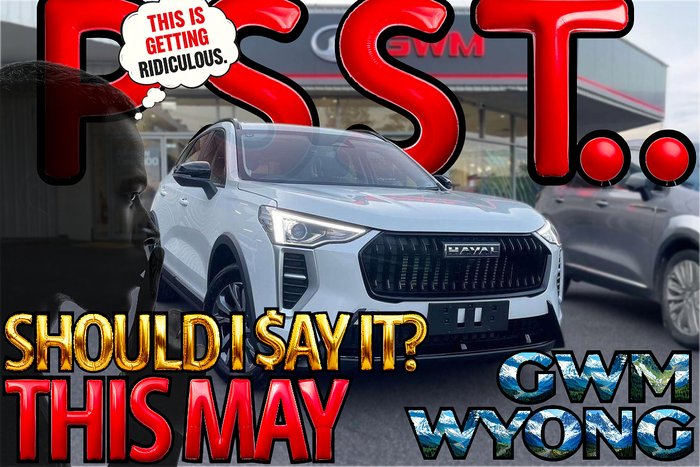 2026 GWM Haval Jolion Premium A01 Hamilton White (9C01)