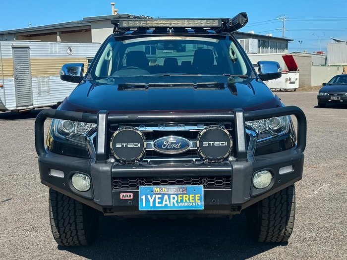 2016 Ford Ranger XLT PX MkII 4X4 Dual Range Black Mica