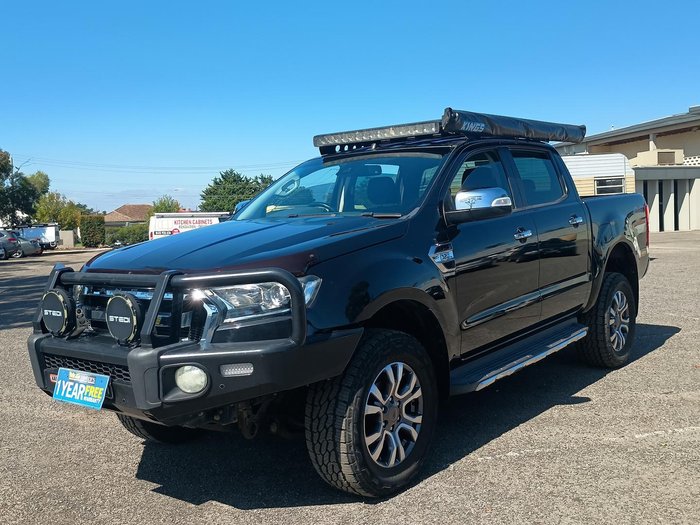 2016 Ford Ranger XLT PX MkII 4X4 Dual Range Black Mica