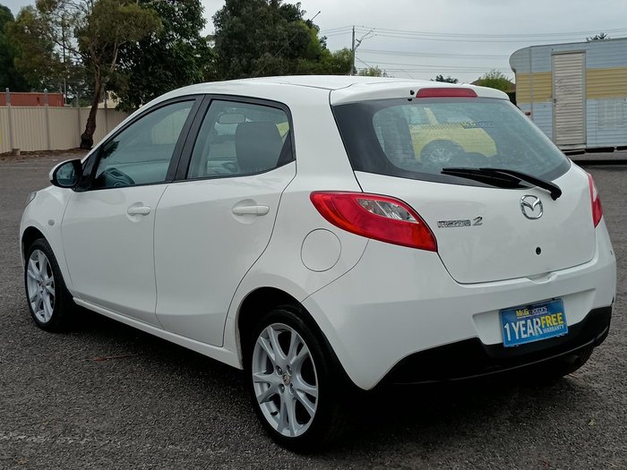 2013 Mazda 2 Neo DE Series 2 MY13 Crystal White Pearl