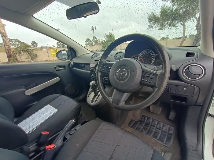 2013 Mazda 2 Neo DE Series 2 MY13 Crystal White Pearl