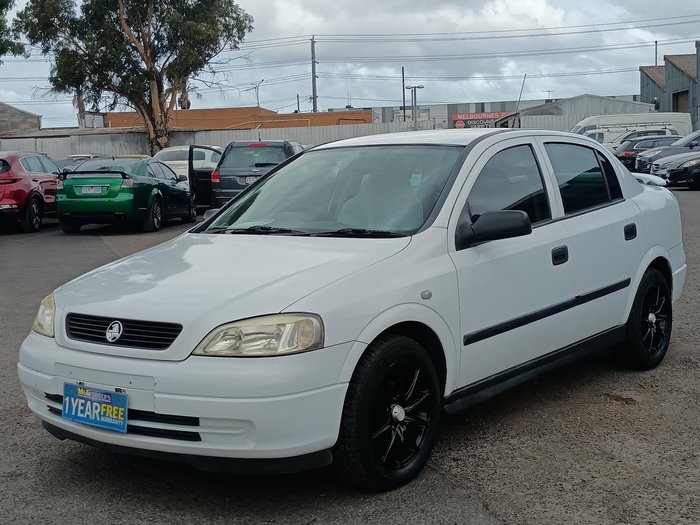 2005 Holden Astra Classic TS MY05 Casablanca White