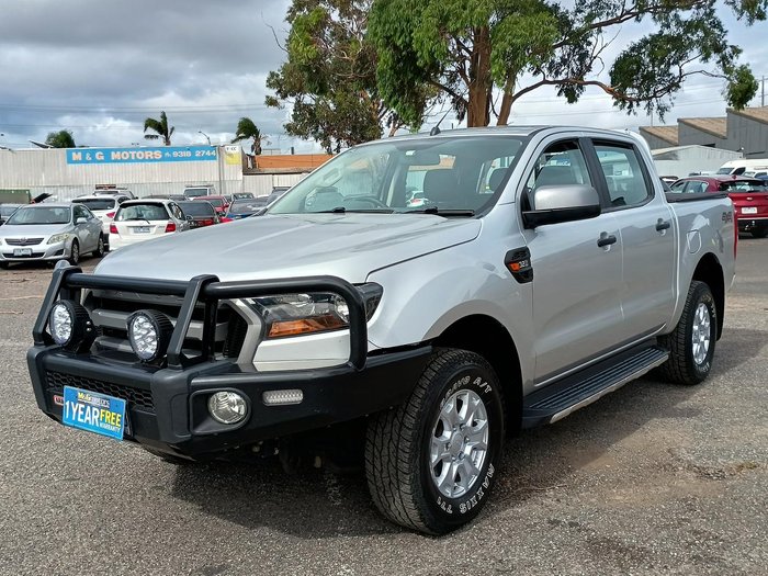 2018 Ford Ranger XLS PX MkII MY18 4X4 Dual Range Ingot Silver