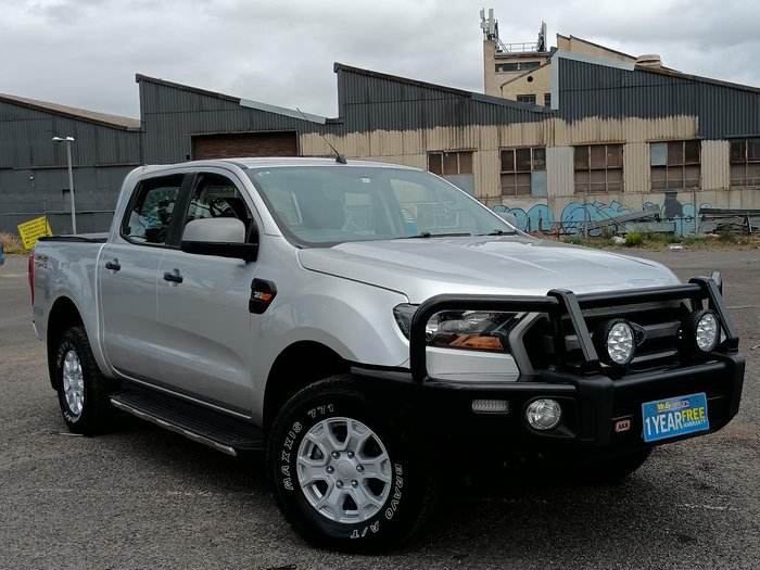 2018 Ford Ranger XLS PX MkII MY18 4X4 Dual Range Ingot Silver