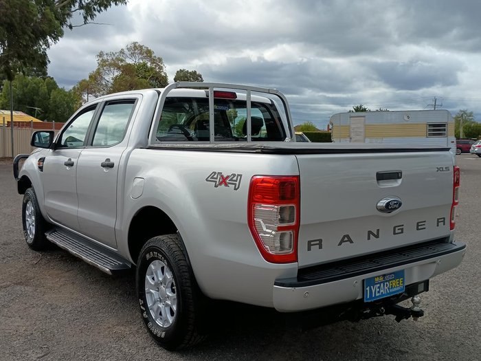 2018 Ford Ranger XLS PX MkII MY18 4X4 Dual Range Ingot Silver