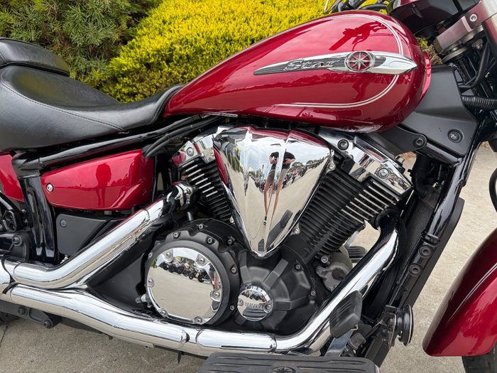 2016 Yamaha XVS1300A V-STAR Red