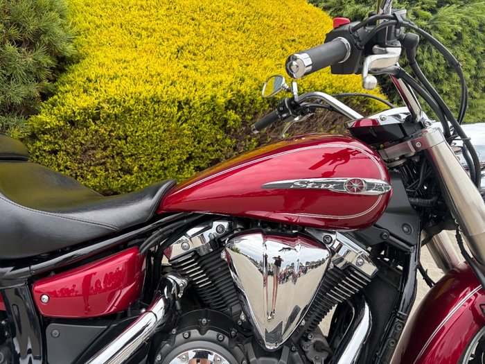 2016 Yamaha XVS1300A V-STAR Red