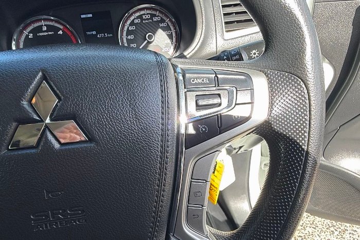 2019 Mitsubishi Triton GLX+ MR MY20 4X4 Dual Range White