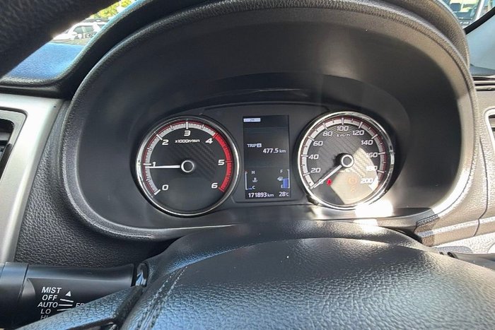 2019 Mitsubishi Triton GLX+ MR MY20 4X4 Dual Range White