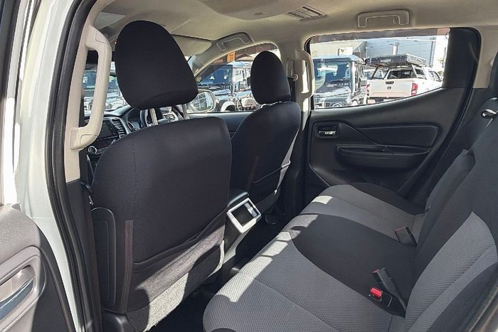 2019 Mitsubishi Triton GLX+ MR MY20 4X4 Dual Range White