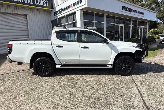2019 Mitsubishi Triton GLX+ MR MY20 4X4 Dual Range White