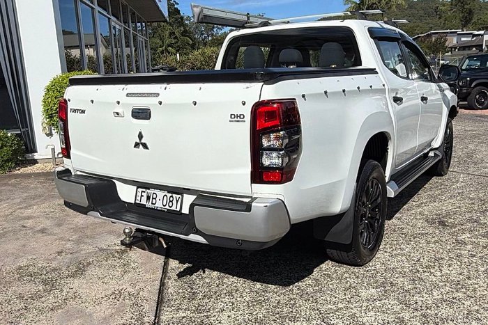 2019 Mitsubishi Triton GLX+ MR MY20 4X4 Dual Range White