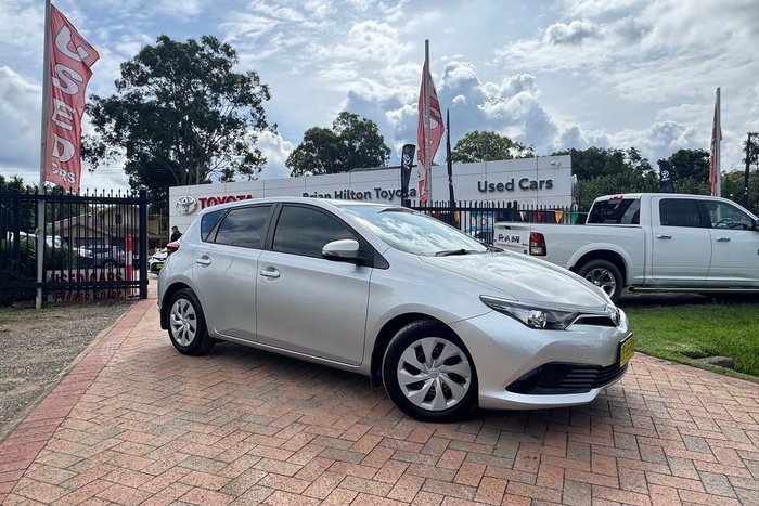 2015 Toyota Corolla Ascent ZRE182R Silver Pearl