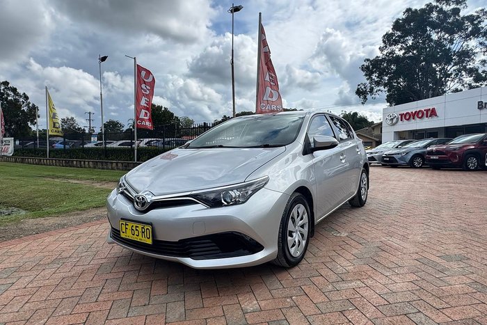 2015 Toyota Corolla Ascent ZRE182R Silver Pearl