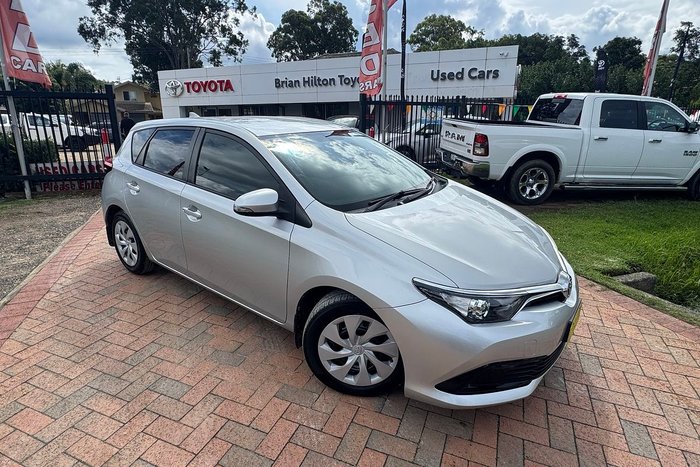 2015 Toyota Corolla Ascent ZRE182R Silver Pearl