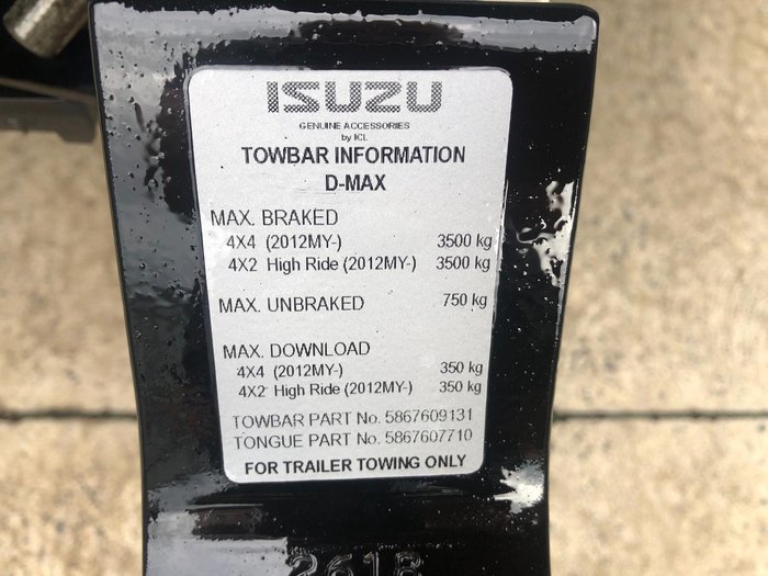 2018 Isuzu D-MAX LS-U High Ride MY18 4x2 Splash White