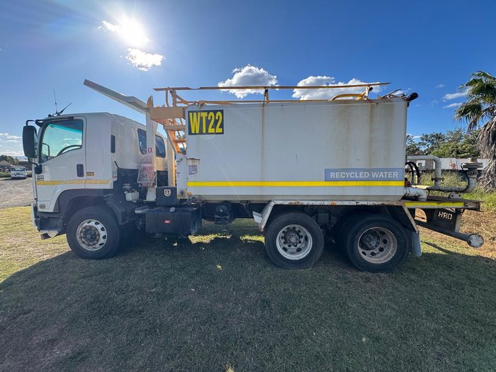 2012 Isuzu F Series FVZ 1400 WHITE