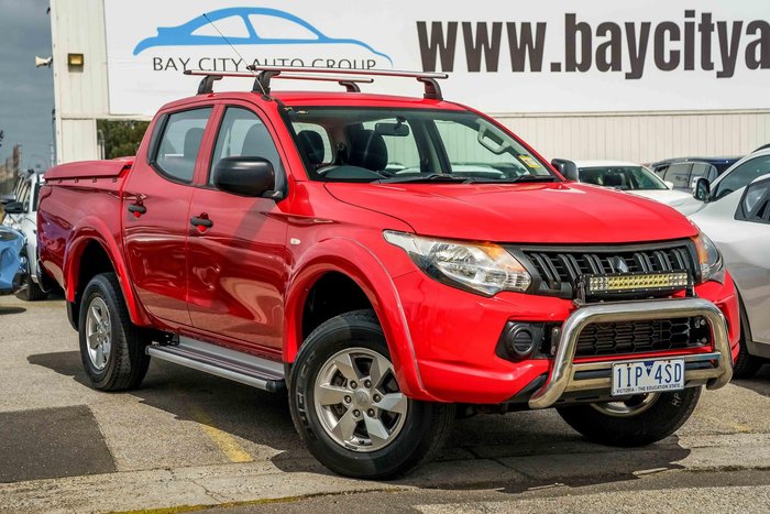 2016 Mitsubishi Triton GLX+ MQ MY16 4X4 Dual Range Red