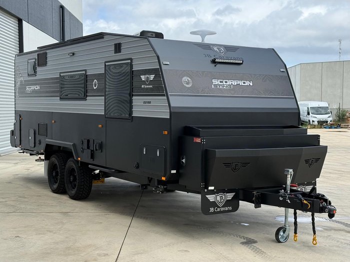 2025 JB Caravans Scorpion Sting 22' Fd Large Ensuite Cafe