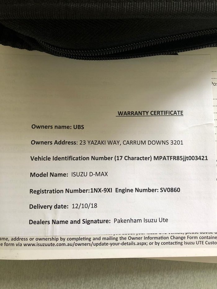 2018 Isuzu D-MAX LS-U High Ride MY18 4x2 Splash White