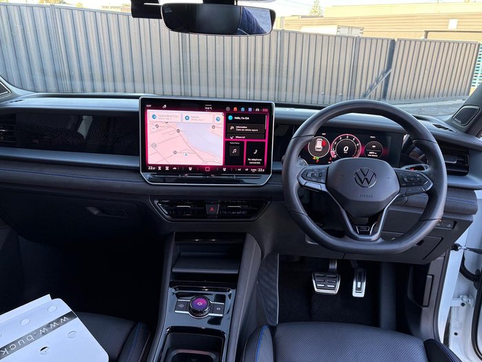 2025 Volkswagen Tayron 195TSI R-Line R4 MY25 Four Wheel Drive Pure White