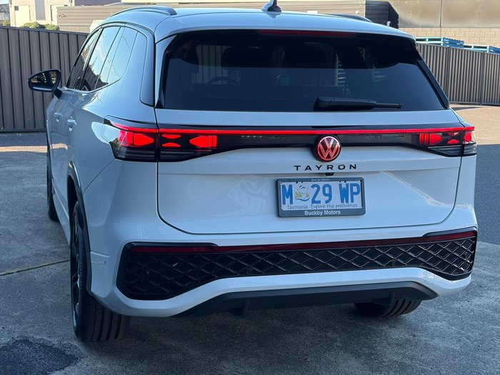 2025 Volkswagen Tayron 195TSI R-Line R4 MY25 Four Wheel Drive Pure White