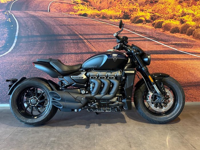 2025 Triumph Rocket 3 R Storm Rocket Blue