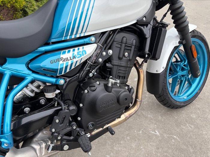 2026 Royal Enfield Guerrilla 450 Brava Blue