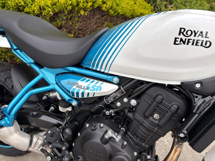 2026 Royal Enfield Guerrilla 450 Brava Blue