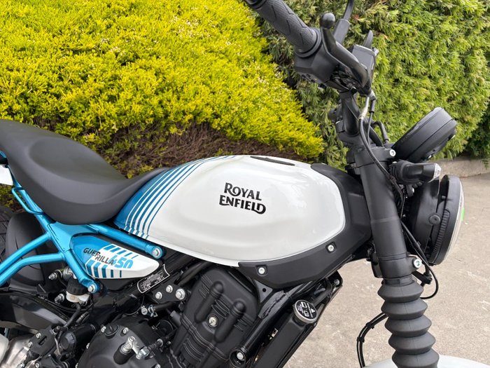 2026 Royal Enfield Guerrilla 450 Brava Blue