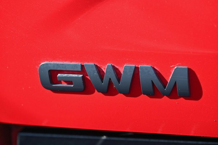 2023 GWM Ute Cannon Vanta NPW 4X4 Dual Range Scarlet Red