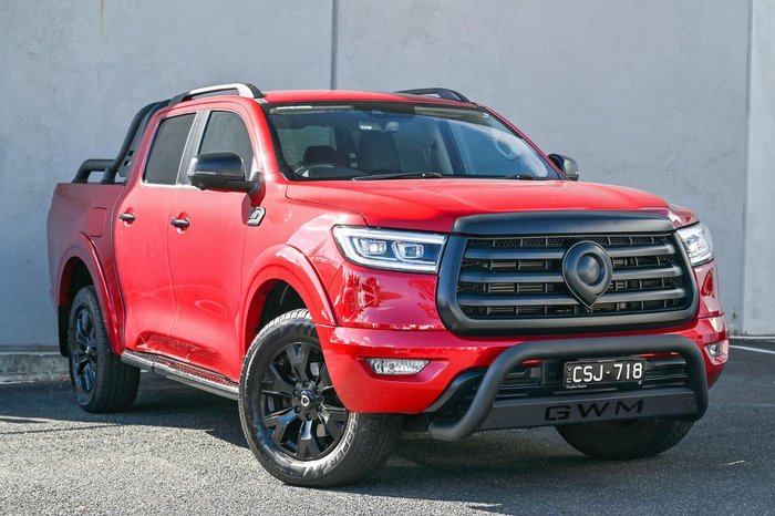 2023 GWM Ute Cannon Vanta NPW 4X4 Dual Range Scarlet Red