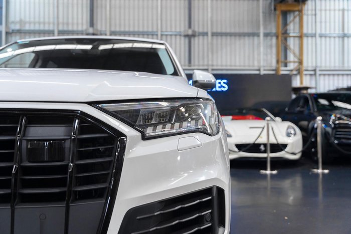 2020 Audi Q7 45 TDI 4M MY20 Four Wheel Drive Glacier White