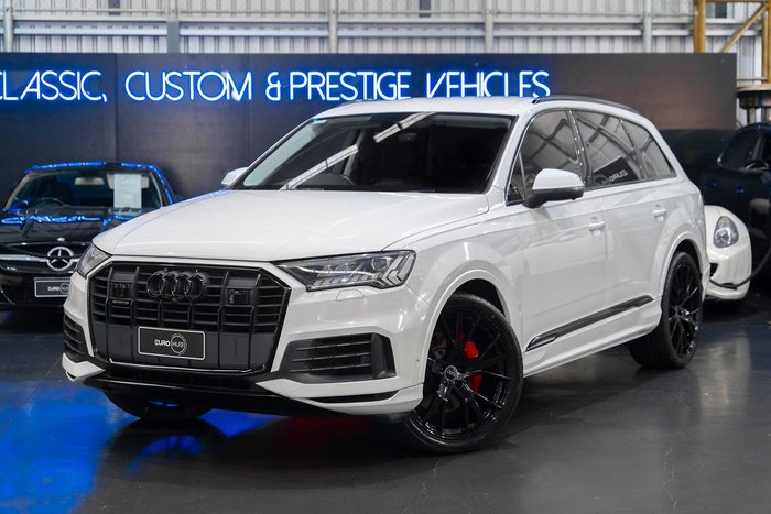 2020 Audi Q7 45 TDI 4M MY20 Four Wheel Drive Glacier White