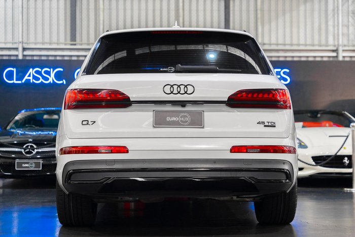 2020 Audi Q7 45 TDI 4M MY20 Four Wheel Drive Glacier White