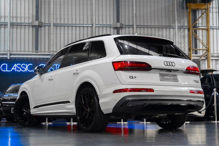 2020 Audi Q7 45 TDI 4M MY20 Four Wheel Drive Glacier White