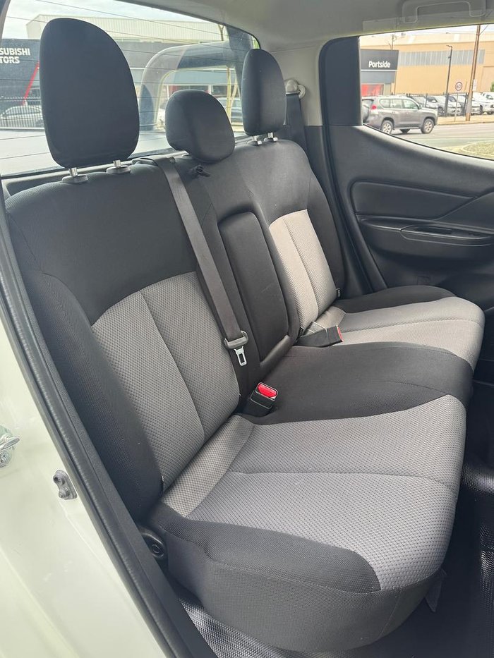 2020 Mitsubishi Triton GLX+ MR MY20 4X4 Dual Range White