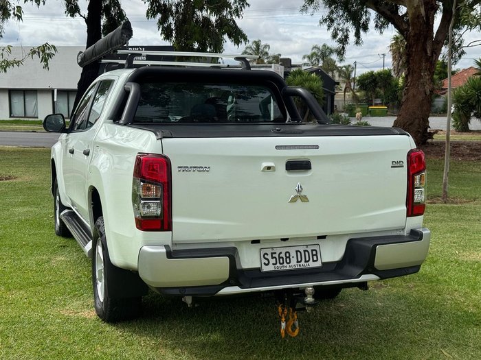 2020 Mitsubishi Triton GLX+ MR MY20 4X4 Dual Range White