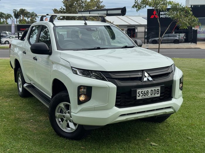 2020 Mitsubishi Triton GLX+ MR MY20 4X4 Dual Range White