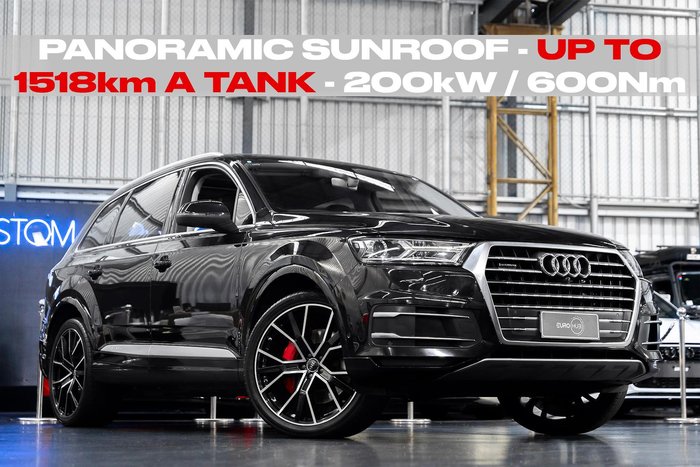 2016 Audi Q7 TDI 4M MY17 Four Wheel Drive Night Black