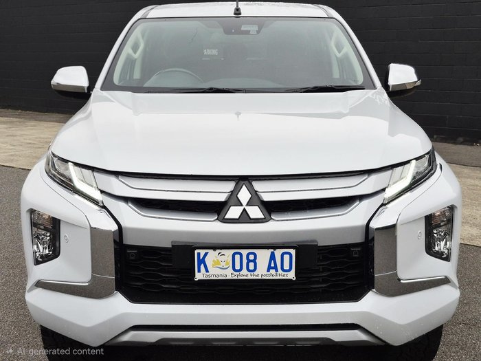 2021 Mitsubishi Triton GLS MR MY22 4X4 Dual Range White