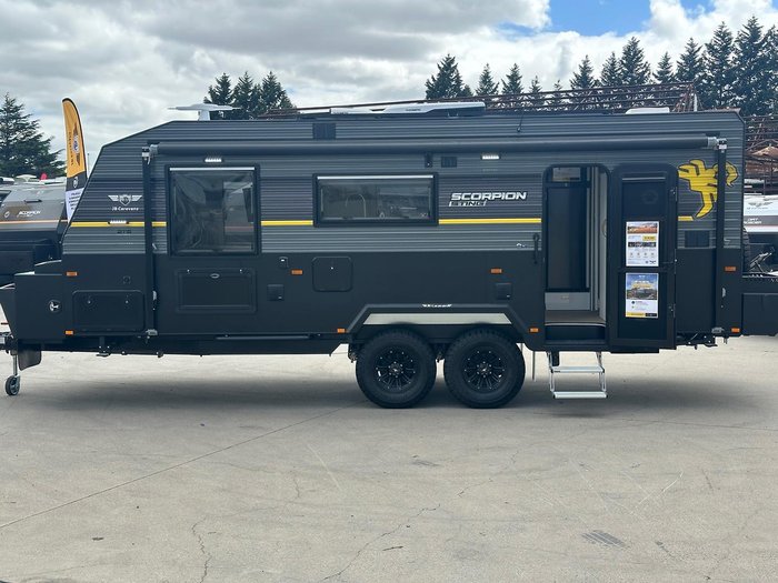 2026 JB Caravans 21'6 Scorpion Sting Rear Door