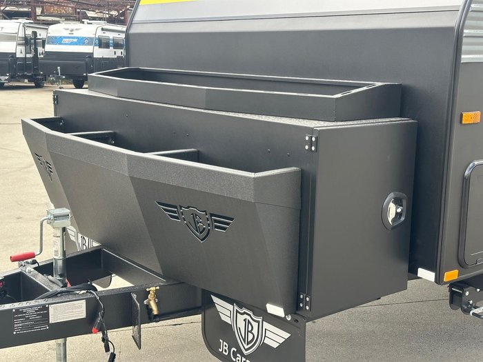 2026 JB Caravans 21'6 Scorpion Sting Rear Door
