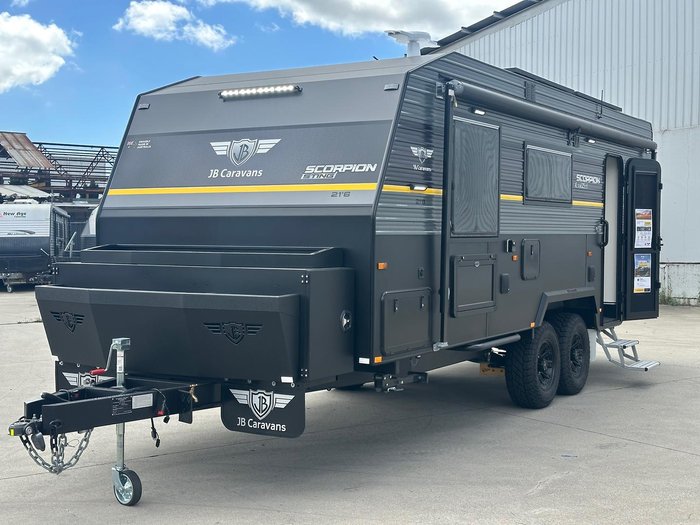 2026 JB Caravans 21'6 Scorpion Sting Rear Door