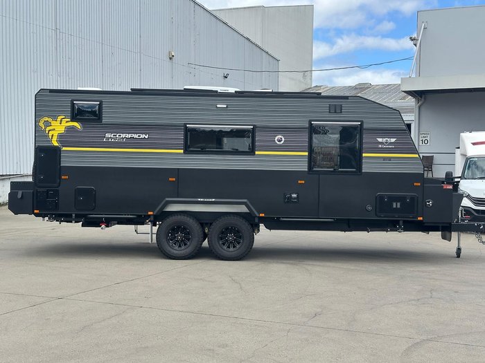 2026 JB Caravans 21'6 Scorpion Sting Rear Door