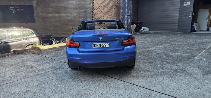 2015 BMW 2 Series 220i M Sport F23 Estoril Blue