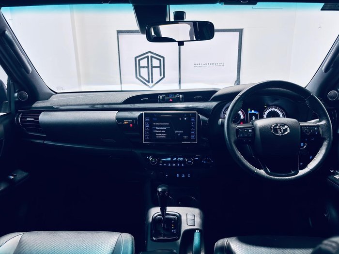 2020 Toyota Hilux Rugged X GUN126R 4X4 Dual Range Eclipse Black